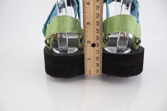 Teva Womens Midform Universal Sandal Size 6 Blue Green Yellow Strappy Ajustable - Picture 7 of 11